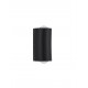 Black Aluminium & Acrylic LED 2x2 Watt 400Lm 3000K 500mA 100-240V Beam Angle 68º IP54 Light Up & Down L: 5 W: 4 H: 9 cm 
