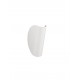 White Aluminium & Clear Glass LED 6 Watt 398Lm 3000K 135mA 100-240V Beam Angle 50º IP54 L: 11 W: 9 H: 18 cm 