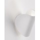 White Aluminium & Clear Glass LED 6 Watt 398Lm 3000K 135mA 100-240V Beam Angle 50º IP54 L: 11 W: 9 H: 18 cm 