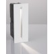 White Aluminium & Clear Glass LED 3 Watt 16Lm 3000K 600mA 100-240V Beam Angle 148º IP54 L: 13.5 W: 5 H: 6.5 cm 