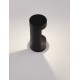 Black Aluminium & Clear Glass LED 9 Watt 630Lm 3000K 100-240V Beam Angle 120º IP54 D: 9 H: 19.5 cm 
