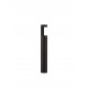 Black Aluminium & Clear Glass LED 9 Watt 630Lm 3000K 100-240V Beam Angle 120º IP54 D: 9 H: 65 cm 