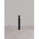 Black Aluminium & Clear Glass LED 9 Watt 630Lm 3000K 100-240V Beam Angle 120º IP54 D: 9 H: 65 cm 