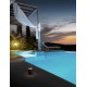 Black Aluminium & Acrylic LED 12 Watt 594Lm 3000K 100-240V Beam Angle 180º IP54 D: 13.4 H: 25 cm 