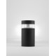Black Aluminium & Acrylic LED 12 Watt 594Lm 3000K 100-240V Beam Angle 180º IP54 D: 13.4 H: 25 cm 