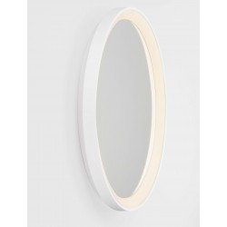 Sandy White Aluminium, Metal & Acrylic & Mirror LED 21 Watt 220-240Volt 870Lm 3000K IP20 Switch On/Off D: 58 W: 6 cm 