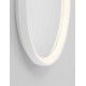 Sandy White Aluminium, Metal & Acrylic & Mirror LED 21 Watt 220-240Volt 870Lm 3000K IP20 Switch On/Off D: 58 W: 6 cm 