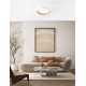 Triac Dimmable Sandy White & Wood colour Aluminium, Metal & Acrylic LED 39Watt 220-240Volt 3081Lm 3000K IP20 D: 45 H: 10 cm 