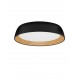 Triac Dimmable Sandy Black & Wood colour Aluminium, Metal & Acrylic LED 39Watt 220-240Volt 3081Lm 3000K IP20 D: 45 H: 10 cm 