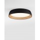 Triac Dimmable Sandy Black & Wood colour Aluminium, Metal & Acrylic LED 50Watt 220-240Volt 4201Lm 3000K IP20 D: 60 H: 12 cm 