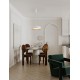 Triac Dimmable Sandy Black & Wood colour Aluminium, Metal & Acrylic LED 40Watt 220-240Volt 3111Lm 3000K IP20 D: 45 H: 180 cm 
