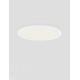 Triac Dimmable Sandy White Metal, Aluminium & Acrylic LED 35Watt 220-240Volt 3279Lm IP20 2700 + 3000K Dip Switch D: 40 H: 5 