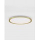 Triac Dimmable Brushed Gold Metal, Aluminium & Acrylic LED 35Watt 220-240Volt 3279Lm IP20 2700 + 3000K Dip Switch D: 40 H: 5