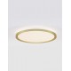Triac Dimmable Brushed Gold Metal, Aluminium & Acrylic LED 35Watt 220-240Volt 3279Lm IP20 2700 + 3000K Dip Switch D: 40 H: 5