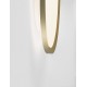 Triac Dimmable Brushed Gold Metal, Aluminium & Acrylic LED 35Watt 220-240Volt 3279Lm IP20 2700 + 3000K Dip Switch D: 40 H: 5