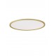 Triac Dimmable Brushed Gold Metal, Aluminium & Acrylic LED 55 Watt 220-240Volt 4661Lm IP20 2700 + 3000K Dip Switch D: 60 H: