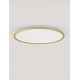 Triac Dimmable Brushed Gold Metal, Aluminium & Acrylic LED 55 Watt 220-240Volt 4661Lm IP20 2700 + 3000K Dip Switch D: 60 H: