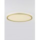 Triac Dimmable Brushed Gold Metal, Aluminium & Acrylic LED 55 Watt 220-240Volt 4661Lm IP20 2700 + 3000K Dip Switch D: 60 H:
