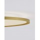 Triac Dimmable Brushed Gold Metal, Aluminium & Acrylic LED 55 Watt 220-240Volt 4661Lm IP20 2700 + 3000K Dip Switch D: 60 H: