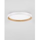 Triac Dimmable Sandy White & Wood Colour Metal, Aluminium & Acrylic LED 36 Watt 220-240Volt 3157Lm 2700 + 3000K IP20 Dip Swit
