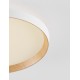 Triac Dimmable Sandy White & Wood Colour Metal, Aluminium & Acrylic LED 36 Watt 220-240Volt 3157Lm 2700 + 3000K IP20 Dip Swit