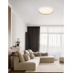 Triac Dimmable Sandy White & Wood Colour Metal, Aluminium & Acrylic LED 55 Watt 220-240Volt 4760Lm 2700 + 3000K IP20 Dip Swit