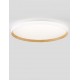 Triac Dimmable Sandy White & Wood Colour Metal, Aluminium & Acrylic LED 55 Watt 220-240Volt 4760Lm 2700 + 3000K IP20 Dip Swit