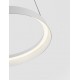 Triac Dimmable Sandy White Aluminium & Acrylic LED 38 Watt 220-240Volt 2564Lm IP20 2700 + 3000K Dip Switch D: 45 H: 150 cm 