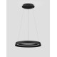 Triac Dimmable Sandy Black Aluminium & Acrylic LED 38 Watt 220-240Volt 2564Lm IP20 2700 + 3000K Dip Switch D: 45 H: 150 cm 