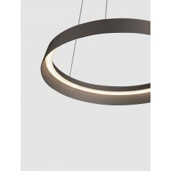 Triac Dimmable Champaign Brown Aluminium & Acrylic LED 38 Watt 220-240Volt 2564Lm IP20 2700 + 3000K Dip Switch D: 45 H: 150 c
