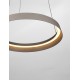 Triac Dimmable Champaign Brown Aluminium & Acrylic LED 38 Watt 220-240Volt 2564Lm IP20 2700 + 3000K Dip Switch D: 45 H: 150 c