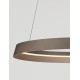 Triac Dimmable Champaign Brown Aluminium & Acrylic LED 52 Watt 220-240Volt 3717Lm IP20 2700 + 3000K Dip Switch D: 60 H: 150 c