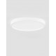 Triac Dimmable Sandy White Metal, Aluminium & Acrylic LED 38 Watt 220-240Volt 2363Lm IP20 2700 + 3000K Dip Switch D: 50 H: 5 c