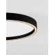 Triac Dimmable Sandy Black Metal, Aluminium & Acrylic LED 38 Watt 220-240Volt 2363Lm IP20 2700 + 3000K Dip Switch D: 50 H: 5 