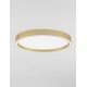 Triac Dimmable Brushed Gold Metal, Aluminium & Acrylic LED 38 Watt 220-240Volt 2363Lm IP20 2700 + 3000K Dip Switch D: 50 H: 5