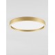 Triac Dimmable Brushed Gold Metal, Aluminium & Acrylic LED 38 Watt 220-240Volt 2363Lm IP20 2700 + 3000K Dip Switch D: 50 H: 5