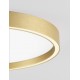 Triac Dimmable Brushed Gold Metal, Aluminium & Acrylic LED 38 Watt 220-240Volt 2363Lm IP20 2700 + 3000K Dip Switch D: 50 H: 5