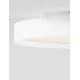 Triac Dimmable Sandy White Metal, Aluminium & Acrylic LED 37 Watt 220-240Volt 3555Lm IP20 2700 + 3000K Dip Switch D: 40 H: 8