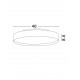 Triac Dimmable Sandy White Metal, Aluminium & Acrylic LED 37 Watt 220-240Volt 3555Lm IP20 2700 + 3000K Dip Switch D: 40 H: 8