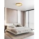 Triac Dimmable Brushed Gold Metal, Aluminium & Acrylic LED 37 Watt 220-240Volt 3555Lm IP20 2700 + 3000K Dip Switch D: 40 H: 