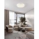 Triac Dimmable Sandy White Metal, Aluminium & Acrylic LED 48 Watt 220-240Volt 3724Lm IP20 2700 + 3000K Dip Switch D: 50 H: 8.