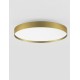 Triac Dimmable Brushed Gold Metal, Aluminium & Acrylic LED 48 Watt 220-240Volt 3724Lm IP20 2700 + 3000K Dip Switch D: 50 H: 8