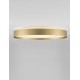 Triac Dimmable Brushed Gold Metal, Aluminium & Acrylic LED 48 Watt 220-240Volt 3724Lm IP20 2700 + 3000K Dip Switch D: 50 H: 8