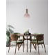 Dimmable Brown Glass & Gold Metal & White Metal Base LED 6 Watt 220-240 Volt 683Lm 3000K IP20 D:25 H: 170 cm 