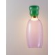 Gold Metal Glossy Jasper & Purple Glass LED 9 Watt 230 Volt 914Lm 3000K IP20 D: 15 H: 179 cm 