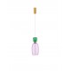 Gold Metal Glossy Jasper & Purple Glass LED 9 Watt 230 Volt 914Lm 3000K IP20 D: 15 H: 179 cm 