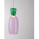 Gold Metal Glossy Jasper & Purple Glass LED 9 Watt 230 Volt 914Lm 3000K IP20 D: 15 H: 179 cm 