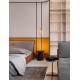 Gold Metal Glossy Yellow & Pink Glass LED 9 Watt 230 Volt 914Lm 3000K IP20 D: 15 H: 179 cm 