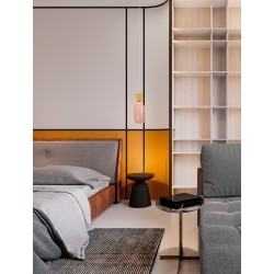 Gold Metal Glossy Yellow & Pink Glass LED 9 Watt 230 Volt 914Lm 3000K IP20 D: 15 H: 179 cm 
