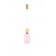Gold Metal Glossy Yellow & Pink Glass LED 9 Watt 230 Volt 914Lm 3000K IP20 D: 15 H: 179 cm 